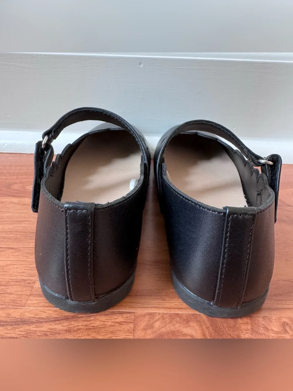 Girls’ Mary Jane Scalloped Flats - Size 12